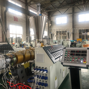 TONGSANHEGU plastica riciclata WPC piattaforma macchina in rilievo pannello di parete/rivestimento estrusore esterno PE WPC angolo linea di estrusione - Product Image 3