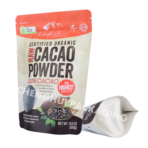 Tùy chỉnh 2lb 90micron Nâu giấy kraft/AL/PE cảm ứng mềm mại chip dây kéo cà phê đứng Pouch độ ẩm bằng chứng giày bao bì túi - Product Image 3