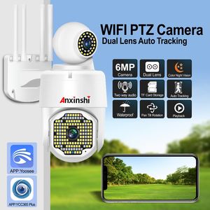 Anxinshi OEM ราคาโรงงาน3MP <span class=keywords><strong>YCC365</strong></span>บวกแสงคู่กล้อง PTZ ไร้สายที่มีการติดตามอัตโนมัติสีแดงและไฟเตือนกล้อง Wifi - Product Image 3