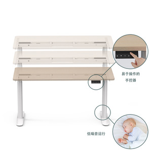 Electric <b>Height</b> <b>Adjustable</b> Desk Dual Motor Metal <b>Legs</b> Powder Coated For Home Office Gaming Use - Product Image 2