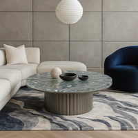 JingYue dessus de table élégant en résine transparente de luxe personnalisée meubles artisanaux pour espaces commerciaux hôtels salons