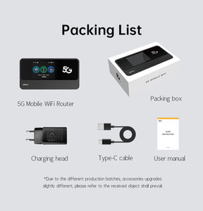 Plery M353 Draagbare Pocket Wifi <span class=keywords><strong>Router</strong></span> 1.2Gbps 5G Lte Hotspot Simkaart Slot Wifi <span class=keywords><strong>6</strong></span> Voor Gebruik Binnenshuis Met Qos Wep - Product Image 6