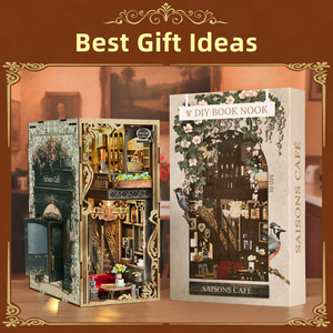 Minicity cuốn sách Nook Kit - DIY thu nhỏ nhà cà phê cửa hàng Dollhouse Kit cho người lớn và thanh thiếu niên - Product Image 6