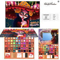 Palette de fards à paupières Halloween en gros – Maquillage Halloween haute pigmentation – Paleta De Sombras Para Ojos