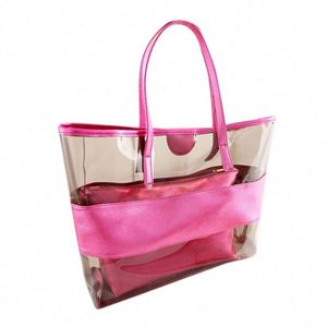 Bolso de Playa Transparente de Gran Capacidad para Mujer, Bolso de Hombro Transparente de Moda, Fábrica BSCI - Product Image 4