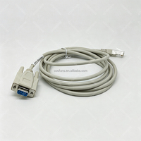 Cable de Comunicación Serial RJ45 a DB9 para Impresoras PTI, MR-5P008, Cable RS232 para Impresora Pyramid Phoenix