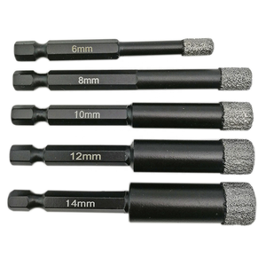 Brocas de vidrio con punta de carburo, vástago hexagonal, <span class=keywords><strong>para</strong></span> apertura de vidrio - Product Image 2