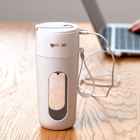 Licuadora Portátil Recargable USB de 400 ml con Carcasa de PC para Cocina, Electrodoméstico, Máquina Exprimidora Eléctrica