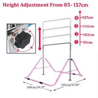 2025 réglable ménage force musculaire barres de traction intérieur enfants barres horizontales Portable pliable gymnastique Fitness barre de gymnastique