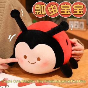 Ciondolo Bambola a Forma di Coccinella Carina, Peluche a Forma di Scarabeo, Piccolo Insetto di Peluche per Bambini, Bambola Calmante per il Sonno - Product Image 2