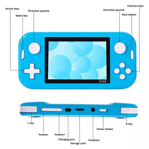 Hot Bán X350 3.5 Inch HD Màn Hình 6000 + Cổ Điển Được Xây Dựng Trong 10 Giả Lập Retro Cầm Tay Video Trò Chơi Giao Diện Điều Khiển - Product Image 3