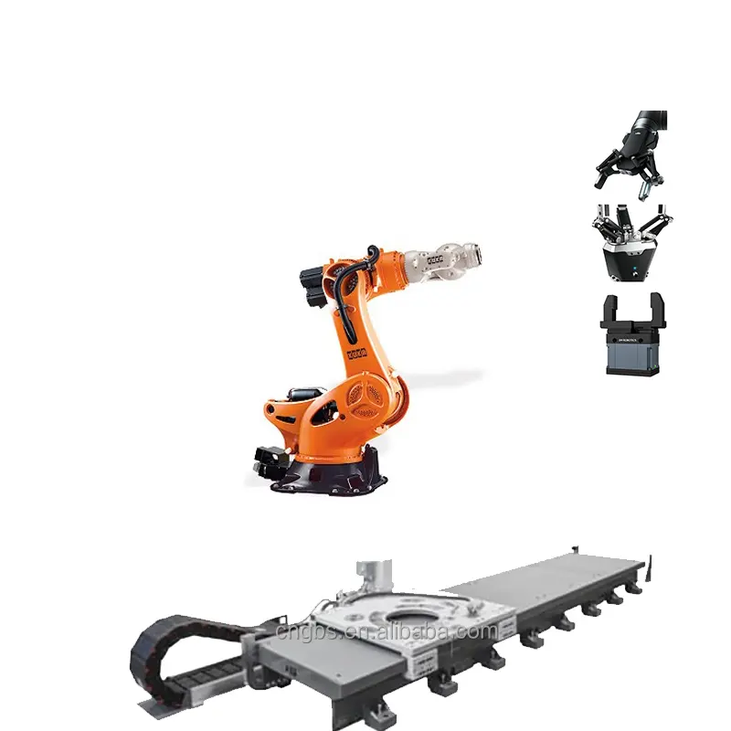 KUKA Robô Industrial Braço Robô KR1000 Titã De 6 Eixos Com OnRobot DH Garra Em Armazém Planta Para Manuseio De Embalagens De Frutas Alimentares