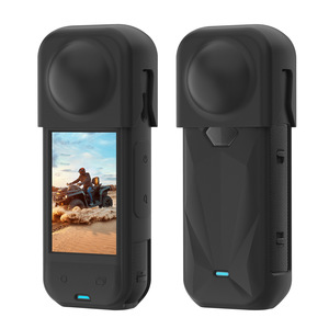 Insta360 X5 Étui de protection en silicone pour <span class=keywords><strong>lentilles</strong></span> souples anti-poussière Protection Garde <span class=keywords><strong>Action</strong></span> Caméra Accessoires Insta 360 X5 Capuchon d'objectif - Product Image 4