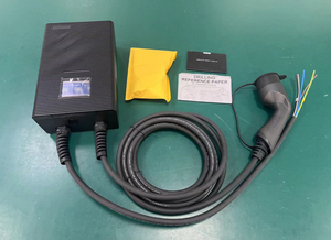 Chargeur EV à écran tactile de 3.5 pouces 11kw Stations de charge murales 16A 3 phases <span class=keywords><strong>E</strong></span> v pour usage commercial - Product Image 5