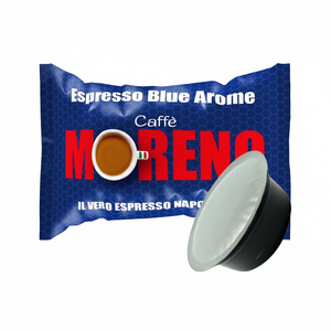 Capsule di Caffè Moreno Blue Blend, 100 Pezzi, Compatibili con Macchine Monodose A Modo Mio, 0,12g/Capsula - Product Image 2