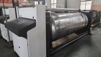 Ligne de production de carton ondulé à grande vitesse 3 5 7 couches Découpe de stratification automatique
