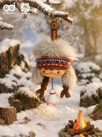 MMPIG Valley Adventure Series: Плюшевая коллекционная игрушка-сюрприз в коробке, милый животный-брелок, 6+1 секретных стилей, для подарка