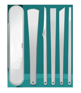 Stainless Steel Pedicure Kit 5 Piece Foot Care Tools With <b>Case</b> Portable For Adult DIY Use - Product Image 1
