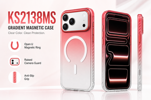 Funda Magnética Translúcida Mate con Degradado de Lujo para iPhone 18 17Pro Max con Botones AI, Resistente a Impactos - Product Image 2