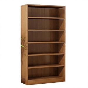 Modern <strong>Narrow</strong> Wooden Bookcase Wall Storage Cabinet | <strong>Shelf</strong> <strong>Unit</strong> for Living/Bedroom/Office, Integrated Floor Rack Simple Design - Product Image 4
