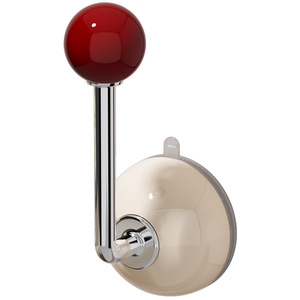 Wall Mounted Suction Cup Hooks Round Self Adhesive Coat Rack Hat Storage Front Door Hook Single Hangar - Product Image 5