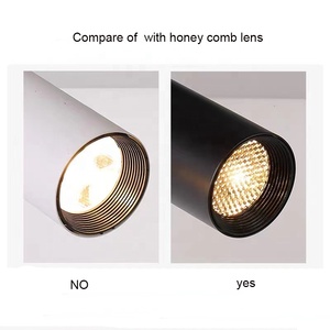 Foco de Riel Comercial Dali Regulable de 10W/20W/30W, Iluminación LED de Riel COB Ajustable <span class=keywords><strong>con</strong></span> Rotación CCT y Lente de Panal - Product Image 3