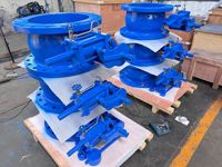 Vanne papillon hydraulique HH47X en fonte ductile à fermeture lente, à brides, PN16, prévention des chocs hydrauliques, CE WRAS, garantie 2 ans