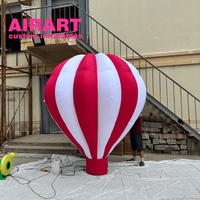 Ballon à air chaud personnalisable de couleur Inflatables pour la décoration extérieure de l'usine gonflable de la publicité