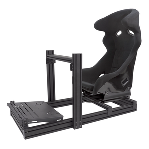 OEM Versão Básica Jogo Direct Drive Jogo Volante Perfil Bracket Simulator Cadeira Diy Sim Corrida Cockpit Sim Rig com assento