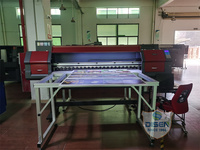 Rouleau à plat de 2m, machine d'impression à éco-solvant grand format, imprimante numérique à jet d'encre en vinyle 2000d à conduction UV