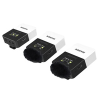 Microphone cravate omnidirectionnel sans fil avec antenne intégrée, suppression du bruit, connexion 3,5 mm pour utilisation en conférence