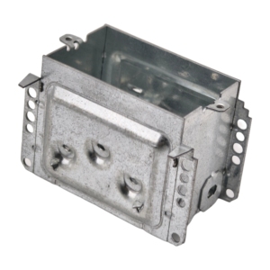 Boîte de jonction électrique en acier galvanisé certifiée CETL, simple, pour <span class=keywords><strong>cloison</strong></span> sèche, 3 x 2 pouces, avec oreilles encastrées - Product Image 3