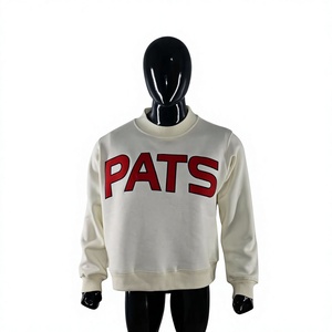 Sudadera con Capucha PATS 100% Algodón, Color Personalizado, Diseño Sólido, Estilo Vintage Invernal, Bordada, Casual - Product Image 3