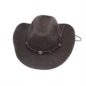 Chapeau Fedora en Laine H624 pour Homme et Femme, Style Cowboy et Jazz Tendance avec Large Bande, en Feutre de Laine pour Hommes - Product Image 4