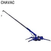 CHAVAC CE-Standard Kleiner Raupenkran 3-16 Tonnen Tragbarer Raupenkran 23,5m Hubhöhe Energiesparender Mini-Spinnenkran