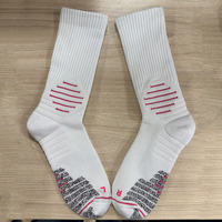 Chaussettes de sport antidérapantes pour hommes, respirantes, épaisses, avec semelle en tissu éponge, personnalisables, chaussettes de basket-ball pour adultes