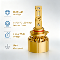 Vente en gros de phares de voiture LED CSP 3570 super lumineux 130W, H7 H4, phares avant de voiture, ampoules de phare LED automobiles pour accessoires de voiture