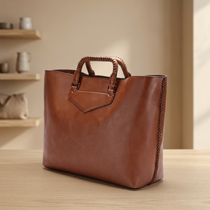Sac à main pour femme en cuir véritable personnalisé, 2-2,9 L, imperméable, durable, léger, pliable, fermeture à glissière, bandoulière - Product Image 4