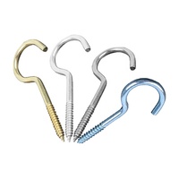 Ganchos de tornillo personalizables de acero con rosca de madera para iluminación de techo, estructuras de escenario, cercas exteriores, jardines y construcción.