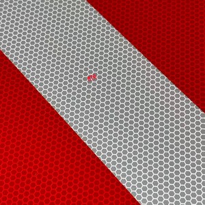 <span class=keywords><strong>Panneau</strong></span> de signalisation arrière <span class=keywords><strong>pour</strong></span> camion, personnalisé, à bandes rouges et blanches, double face, 50 cm carré, <span class=keywords><strong>pour</strong></span> marquage de charges dépassantes, en aluminium réfléchissant - Product Image 3