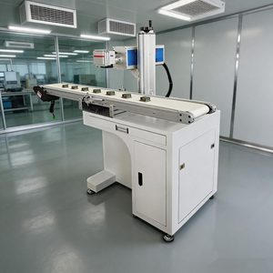 Máquina de Marcado Láser RF de CO2 con Posicionamiento Visual por Cámara CCD Automática y Tarjeta de Control JCZ para Botones de Material No Metálico y Cuero - Product Image 1