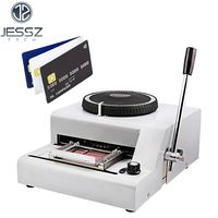 Machine à embosser les cartes bancaires 72A, machine à embosser les cartes de crédit, embosseuse de cartes PVC, prix d'usine