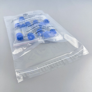 Customized Transparent PE Self Adhesive Bags With Printed Warning Messages Resealable For Clothing And Shoes Packaging - Product Image 1