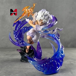 <span class=keywords><strong>One</strong></span> Pieced Gear Fifth <span class=keywords><strong>Luffy</strong></span> GK Statue Nika Sun God Résine Figure Anime Collection Modèle Décor - Product Image 3