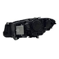 Luz diurna LED modificada tipo ojo de ángel 11-17 para BMW Serie 5 F18, conjunto de faros delanteros F10, luz baja, lámpara de dirección