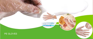 LDPE Gloves Disposable for Kitchen Cleaning and Food Handling Diamond Texture Lightweight Soft Comfortable Household Use - Product Image 3