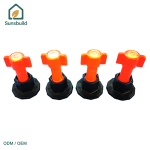 Sunsbuild - Sistema de Nivelación de Azulejos en Forma de T de Acero Inoxidable Duradero para Sala de Estar, Herramientas y Accesorios Reutilizables para la Instalación de Pisos - Product Image 1