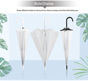 Paraguas Transparente Minimalista con Cubierta Transparente, Accesorio Moderno para la Lluvia para Marcas de Moda y Estilo de Vida - Product Image 6