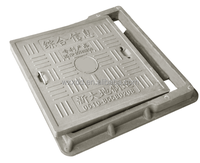 Couvercle de trou d'homme robuste en fibre de verre FRP Drain d'égout SMC BMC Couvercle de trou d'homme en résine composite