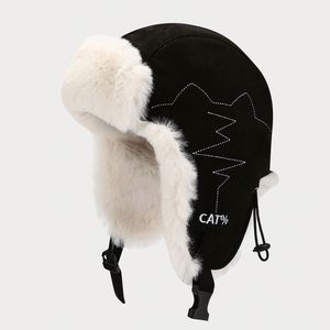 Chapeau de trappeur en fourrure de haute qualité pour l'hiver, avec cache-oreilles, pour le snowboard et le ski, en daim - Product Image 6